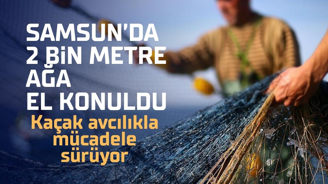 Samsun'da 2 bin metre ağa el konuldu