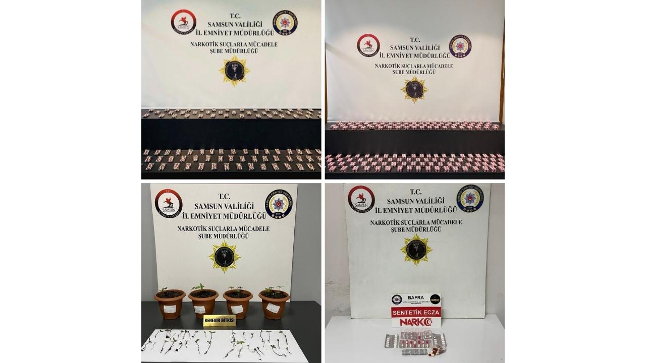 Samsun'da 3 ilçeye eş zamanlı baskın
