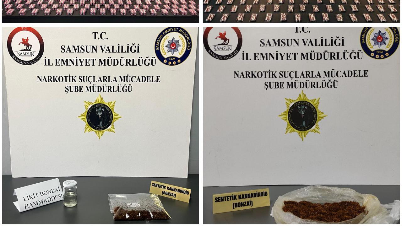 Samsun’da 4 ilçede eş zamanlı uyuşturucu operasyonu