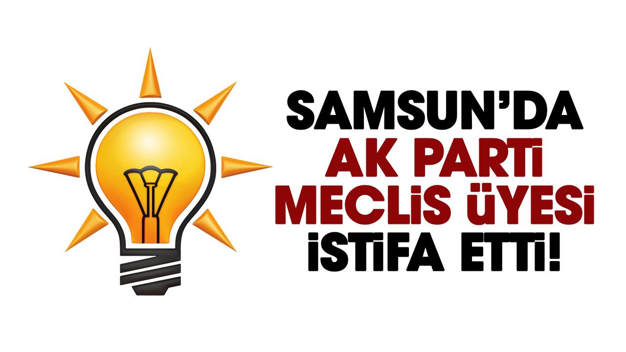 Samsun'da AK Parti Tekkeköy meclis üyesi istifa etti