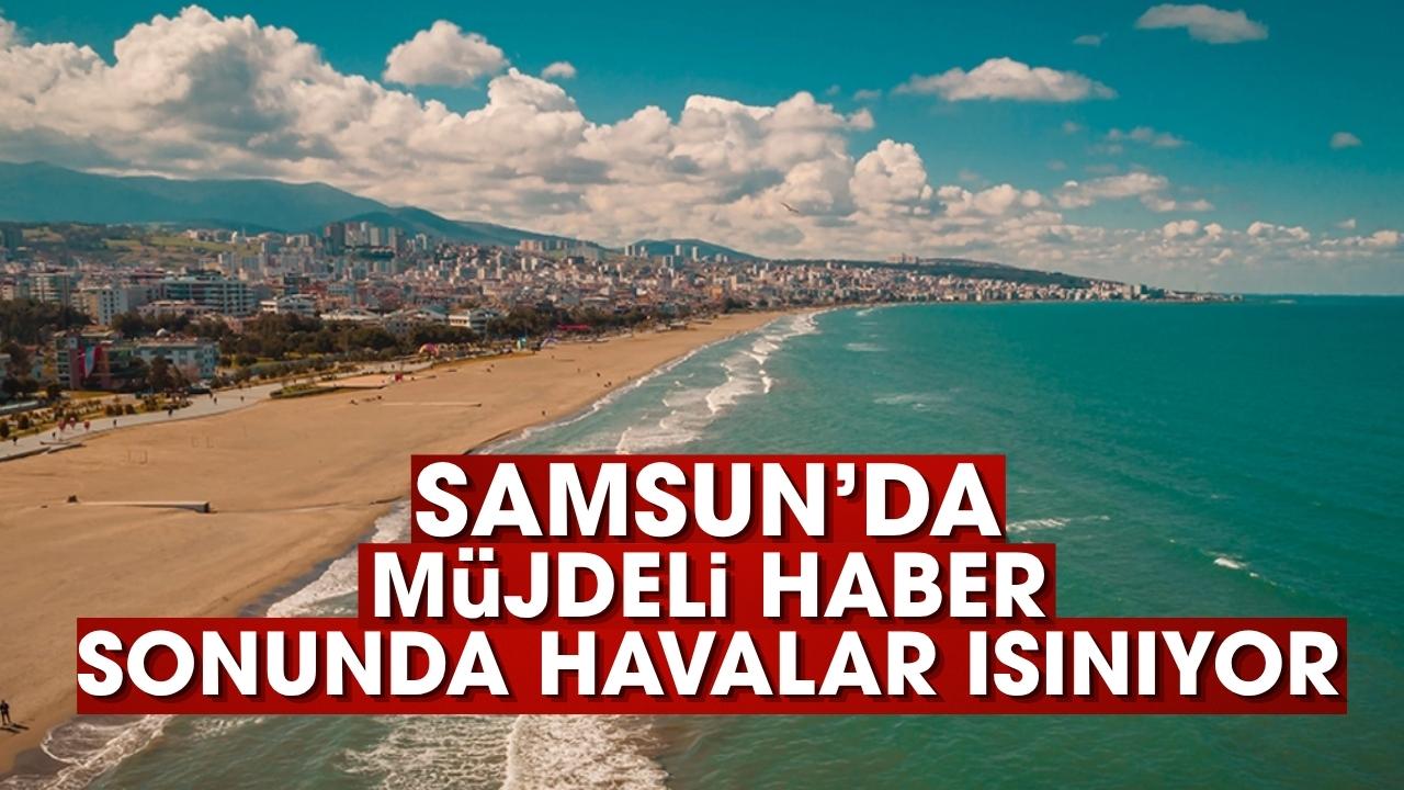 Samsun'da bahar havası etkisini gösteriyor