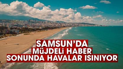 Samsun'da bahar havası etkisini gösteriyor