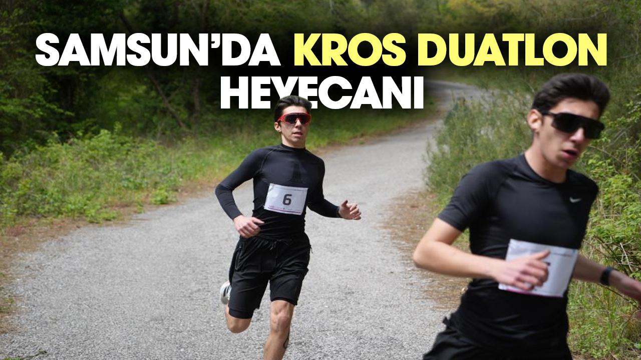 Samsun'da dağ bisikleti ve koşu yarışı heyecanı