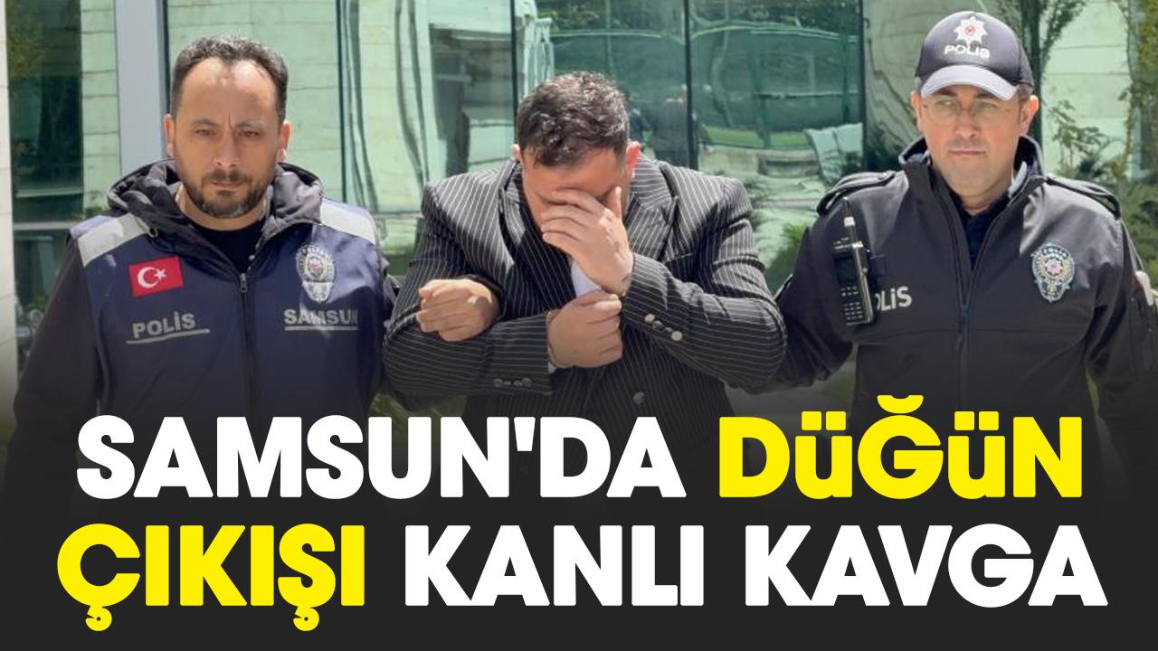 Samsun'da düğün çıkışı kanlı kavga