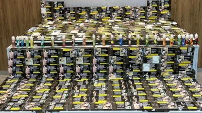 Samsun'da kaçak makaron operasyonu