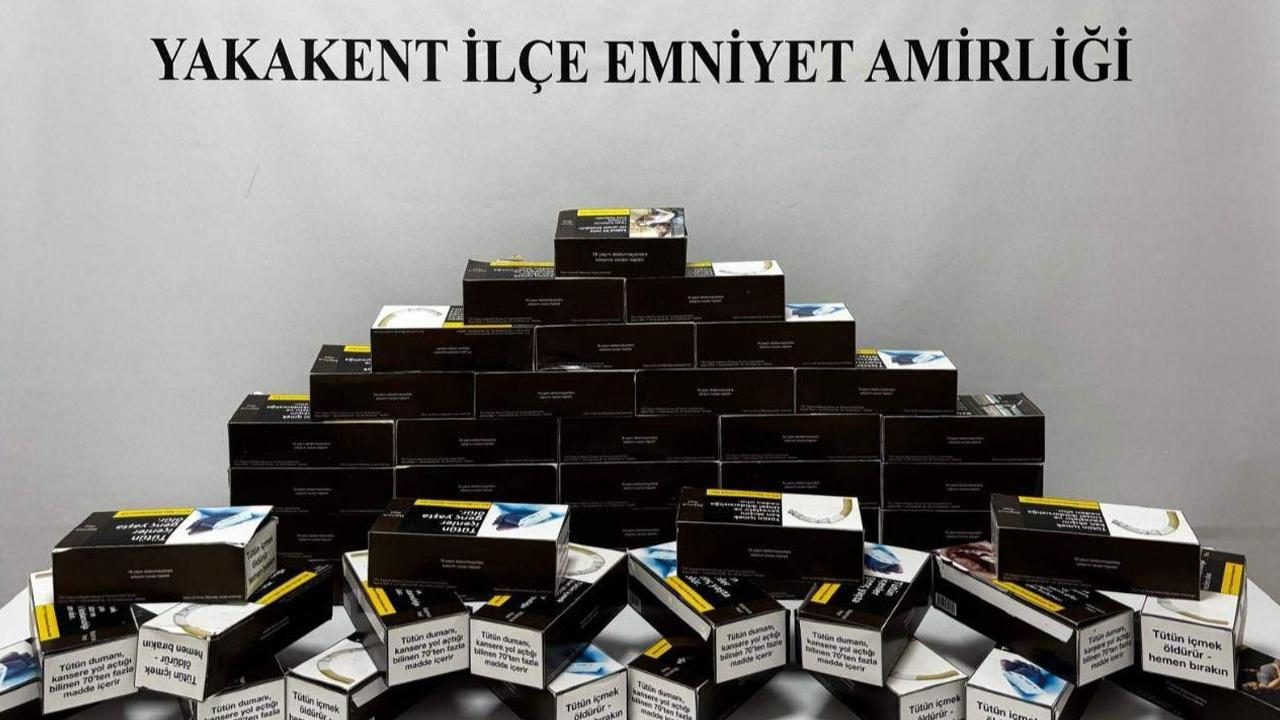 Samsun'da kaçak sigara operasyonu: 1 kişi yakalandı