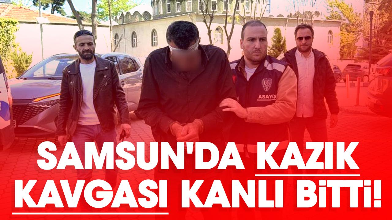 Samsun'da kazık kavgası kanlı bitti!