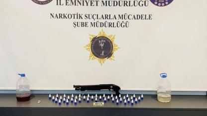Samsun’da likit uyuşturucu ve hap ele geçirildi