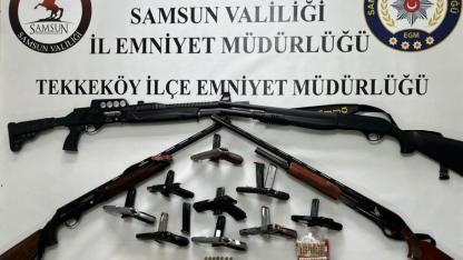 Samsun’da ruhsatsız silah operasyonu