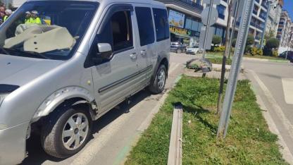 Samsun'da trafik farkındalık uygulamasında kaza oldu