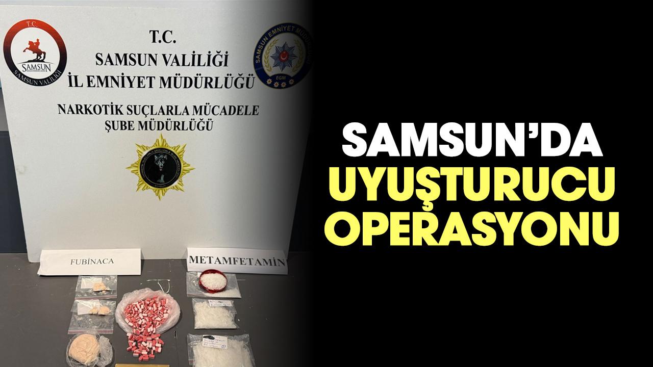 Samsun'da uyuşturucu operasyonu: 1 gözaltı
