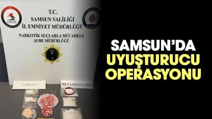 Samsun'da uyuşturucu operasyonu: 1 gözaltı