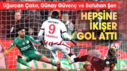 Samsunspor Galatasaray'ın 3 kalecisine ikişer gol attı!