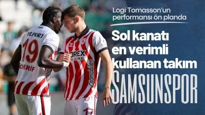 Samsunspor sol kanadı en iyi savunan üçüncü takım