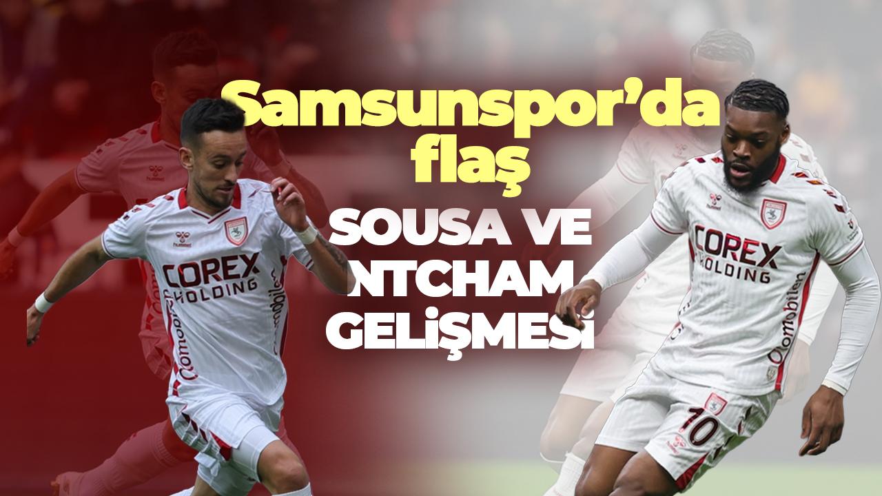 Samsunspor'da Afonso Sousa ve Ntcham gelişmesi