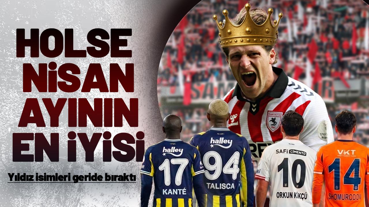 Samsunspor’dan Carlo Holse nisan ayının en iyi orta saha oyuncusu oldu