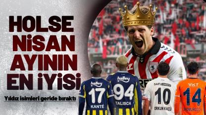 Samsunspor’dan Carlo Holse nisan ayının en iyi orta saha oyuncusu oldu