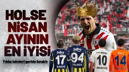 Samsunspor’dan Carlo Holse nisan ayının en iyi orta saha oyuncusu oldu