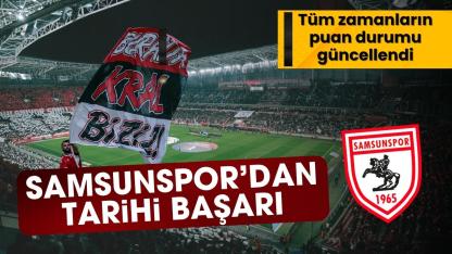 Samsunspor'dan tarihi başarı
