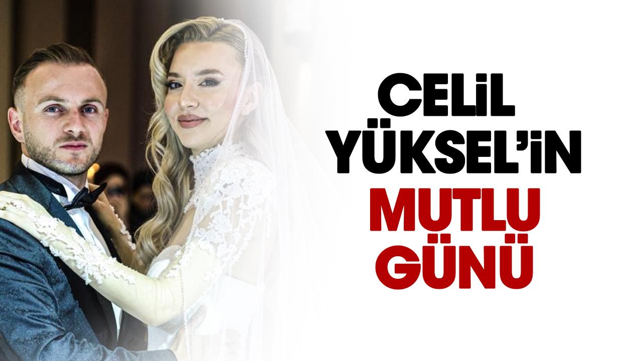Samsunsporlu Celil Yüksel Serenay Aslan ile dünyaevine girdi