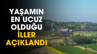 TÜİK açıkladı! En ucuz 20 şehir açıklandı