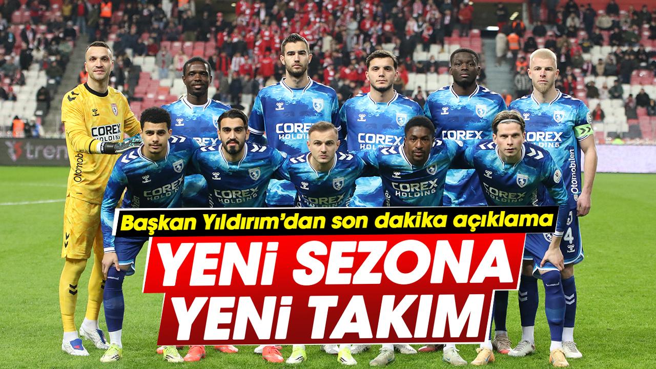 Yüksel Yıldırım: Yeni bir Samsunspor yapmayı düşünüyorum