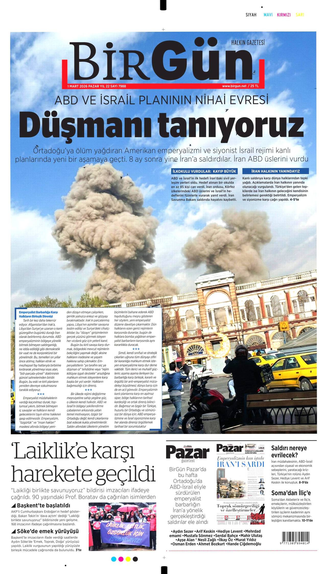 Birgün Gazete Manşeti