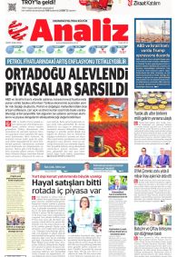 Analiz Gazete Manşeti