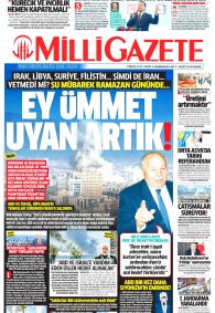 Milli Gazete Gazete Manşeti