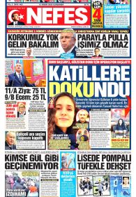 Nefes Gazetesi Gazete Manşeti