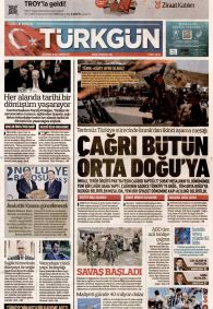 Türkgün Gazete Manşeti