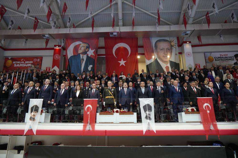 Samsun'da 29 Ekim Cumhuriyet Bayramı coşkusu yaşandı