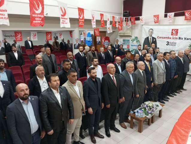 Yeniden Refah Partisi Çarşamba 3. Olağan Kongresi'nde Caner Bilgin güven tazeledi