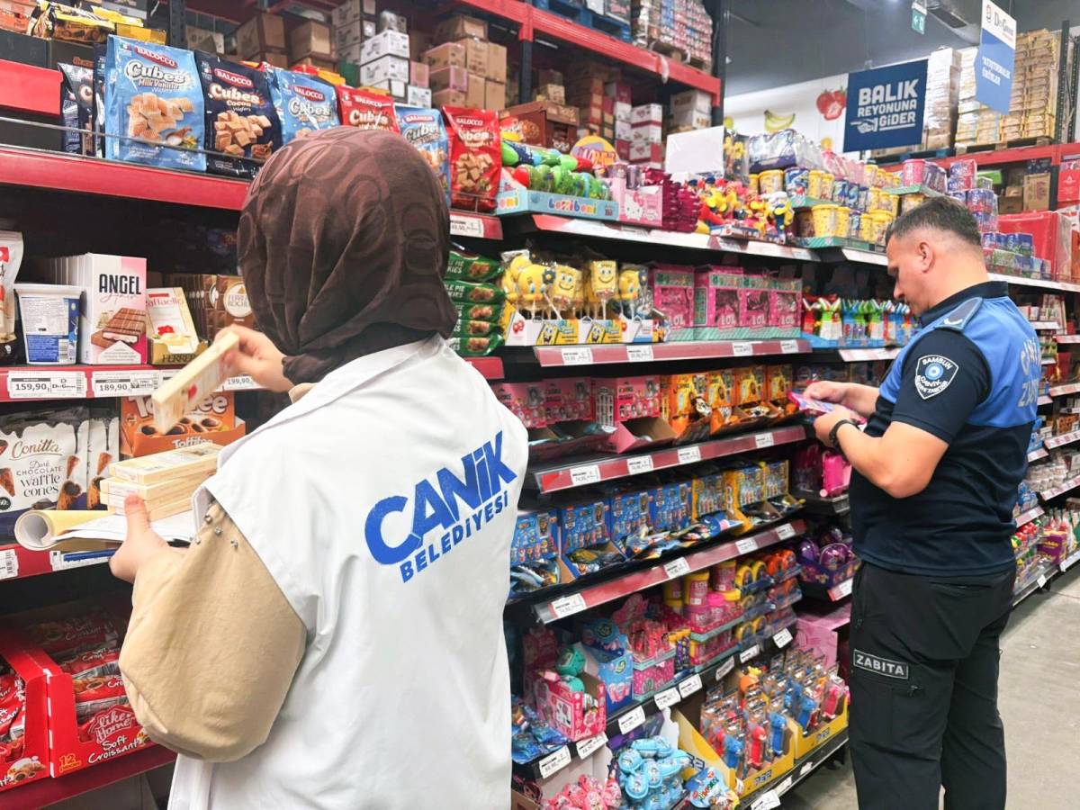 Canik'te grosmarketler mercek altında