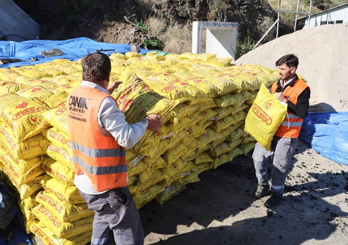 Canik Belediyesi'nden 'ısınma desteği'