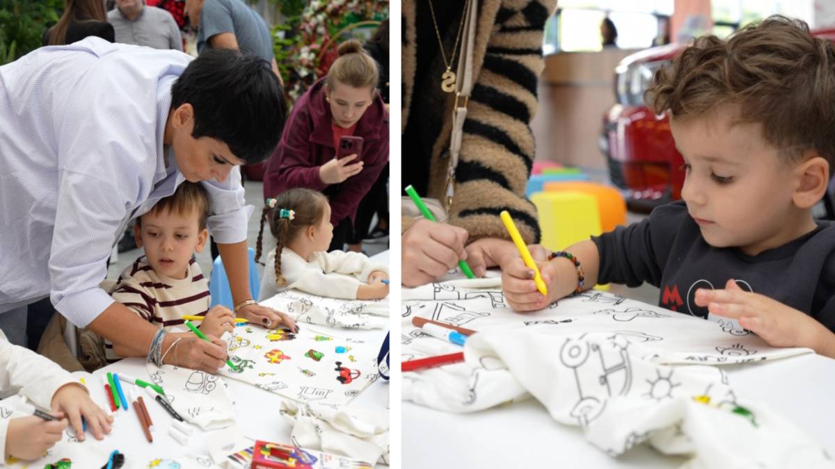 Kaan Ege Plaza’da çocuklar pijama boyama etkinliğinde buluştu