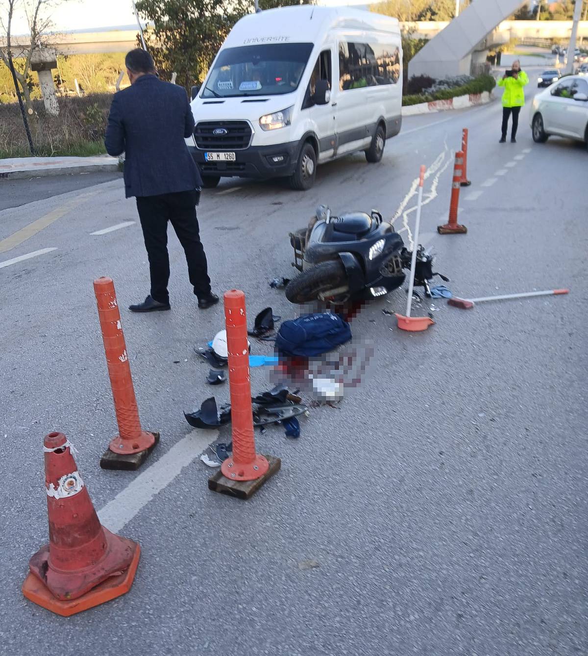 Samsun'da motosiklet sürücüsünün öldüğü kazada ambulansın şoförü tutuklandı