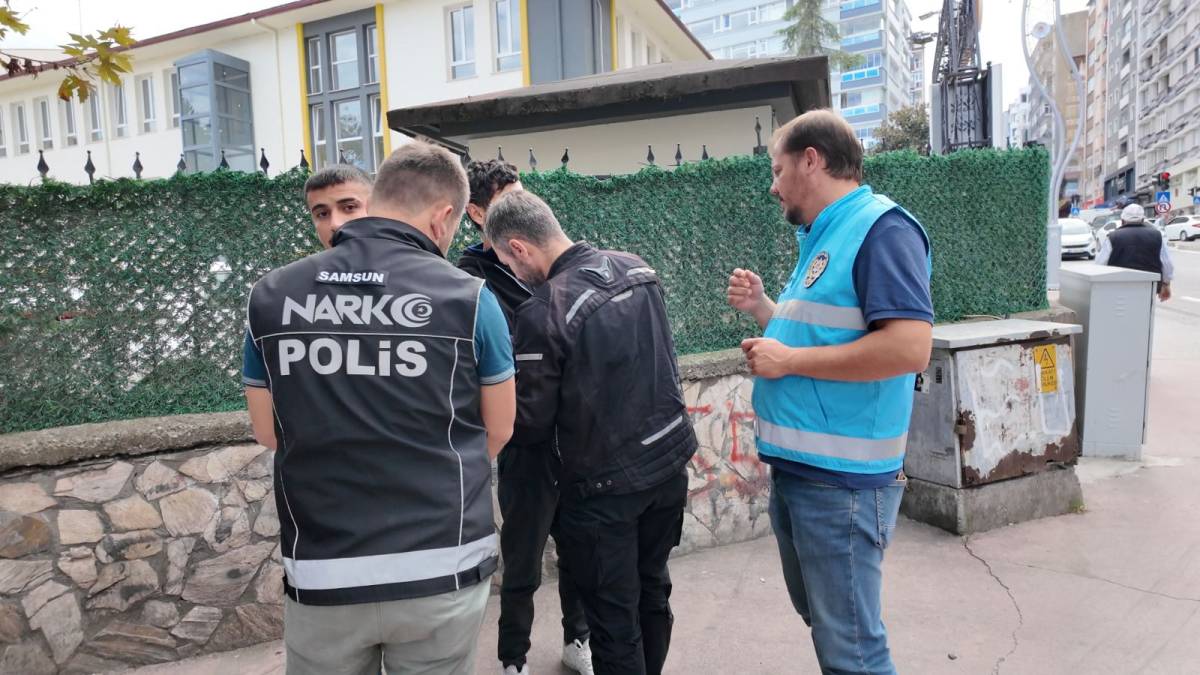 Samsun’da okul çevreleri ve servis araçlarına eş zamanlı denetim