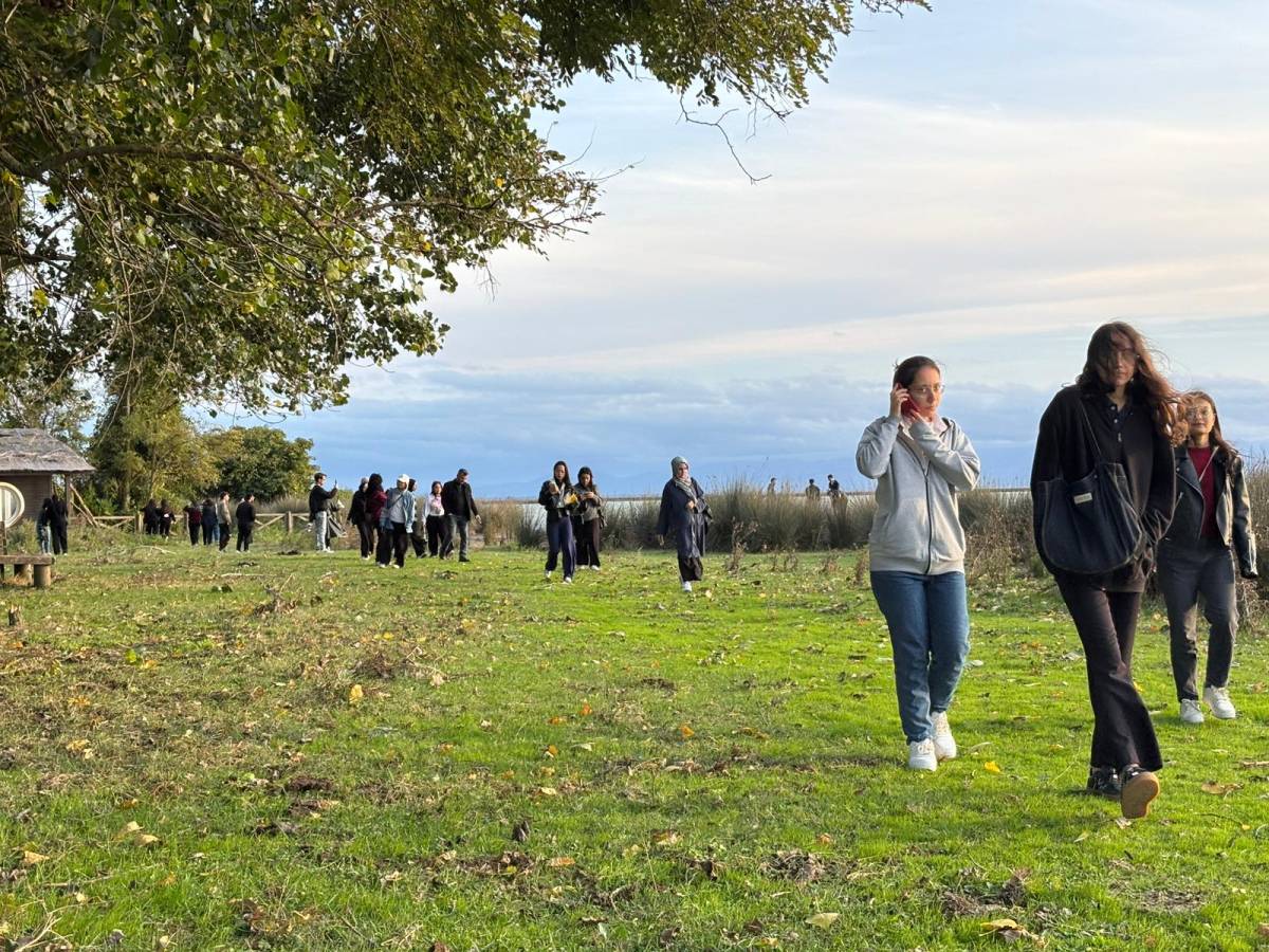 Samsun'da öğrencilerden Müze ve Kuş Cenneti ziyareti