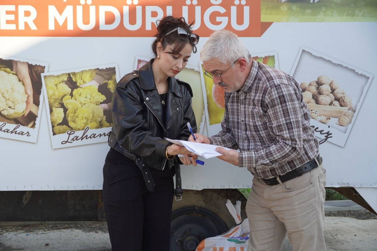 Başkan Türkel’den Atakumlu çiftçiye karakılçık buğdayı desteği