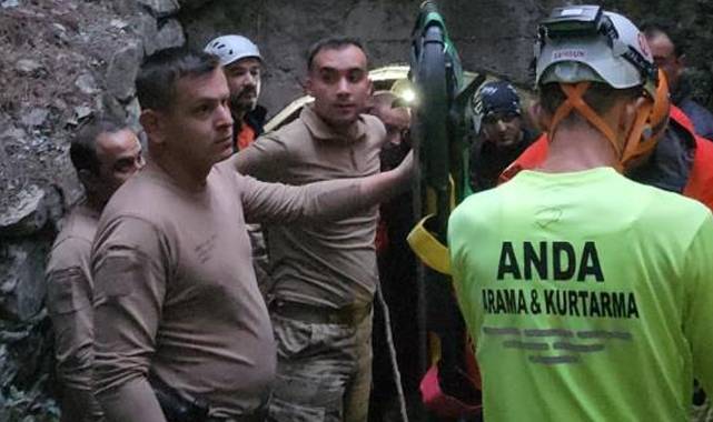 Samsun'da kayıp adam menfezde sıkışmış halde bulundu
