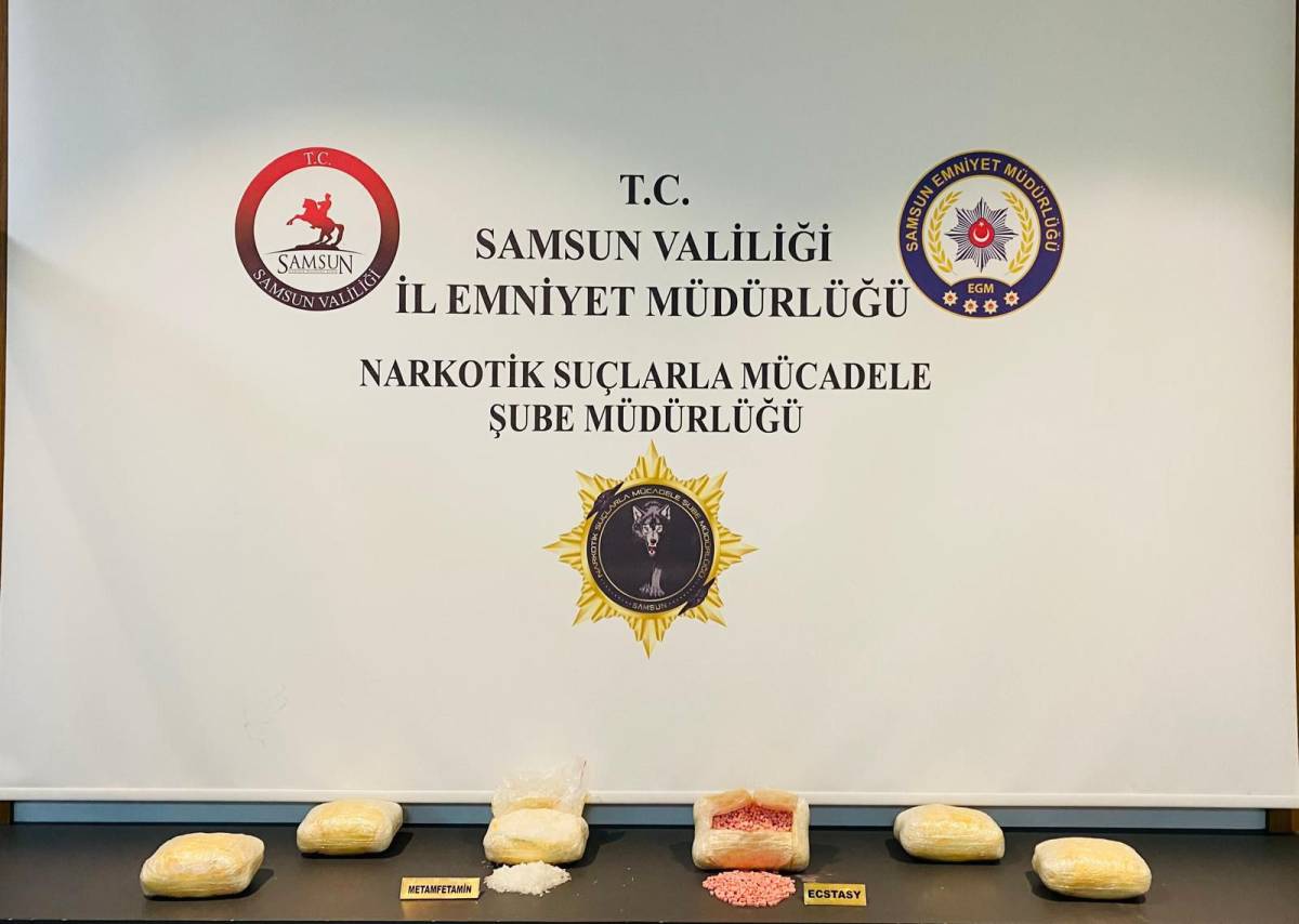 Samsun’da nakliye kamyonuna uyuşturucu baskını! Şila zehir buldu