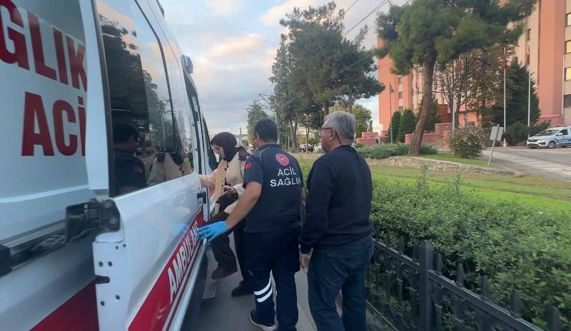 Samsun'da motosiklet ile pikap birbirine girdi! 1 yaralı
