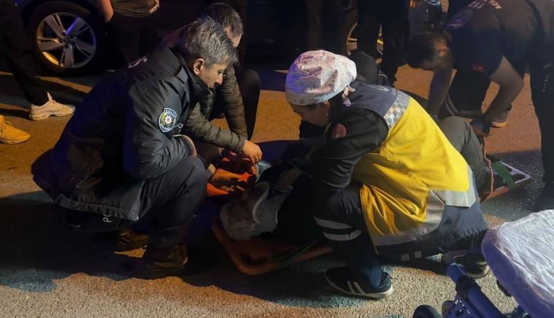 Samsun'da seyir halindeki motosikletiyle düştü! Yaralandı