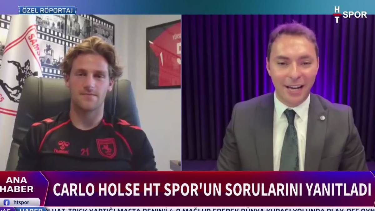 Samsunspor'un yetenekli ismi Holse'den özel açıklamalar! Takımdan ayrılmak istiyor mu?