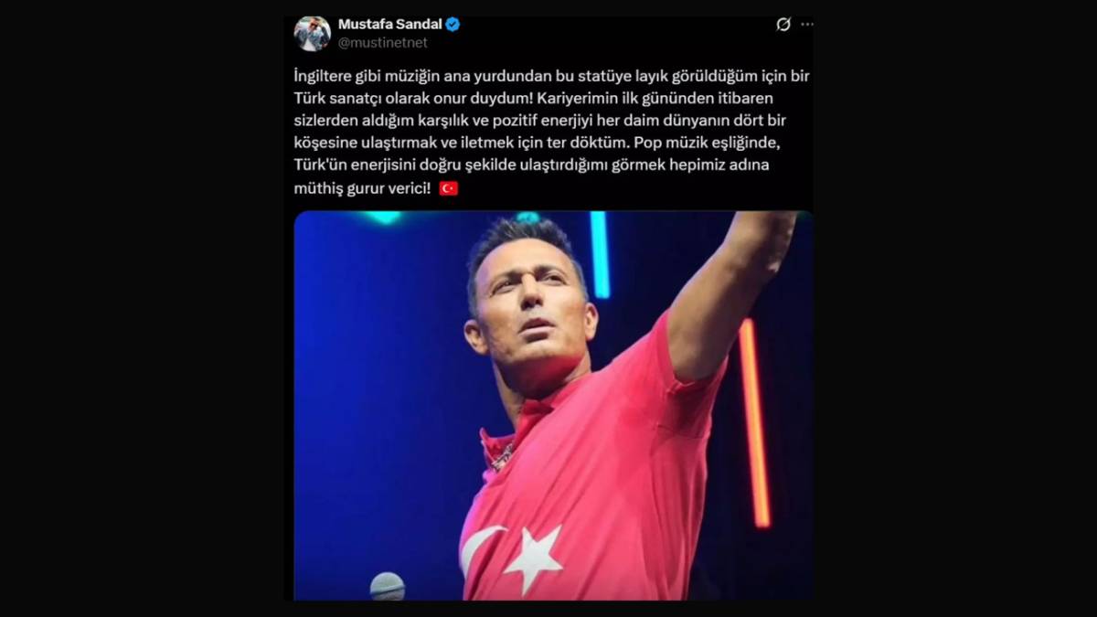 İngiltere'den ömürlük vize aldı! Mustafa Sandal kimdir, nerelidir?
