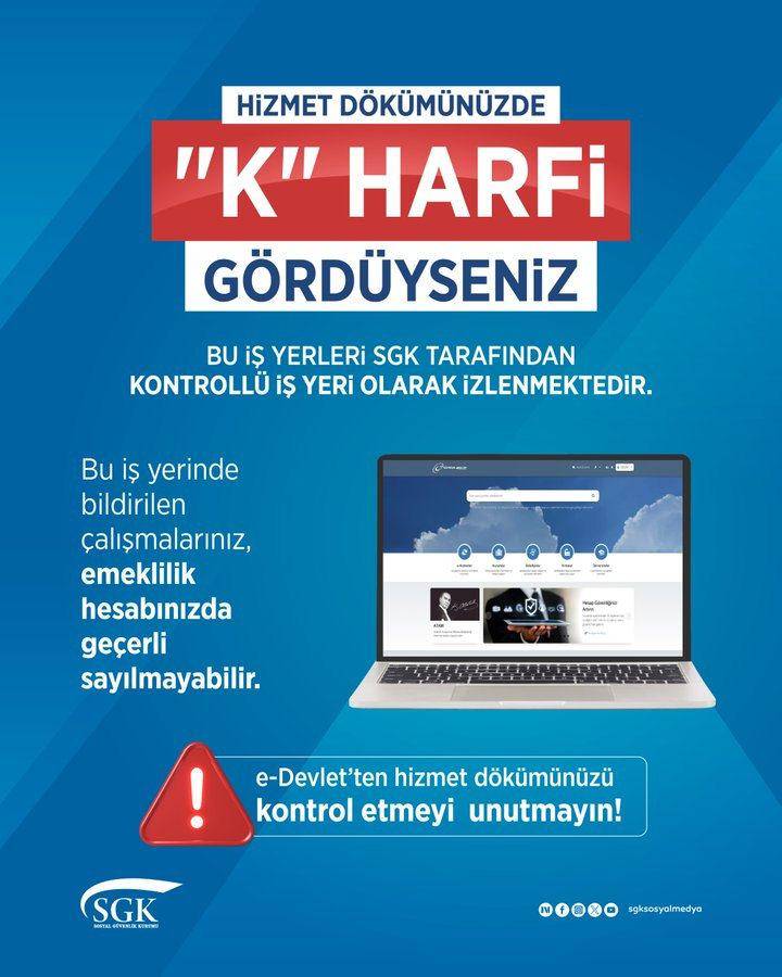 SGK'dan kritik uyarı! Hemen kontrol edin