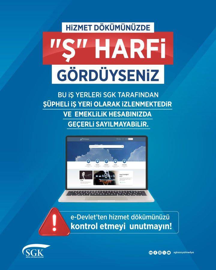 SGK'dan kritik uyarı! Hemen kontrol edin