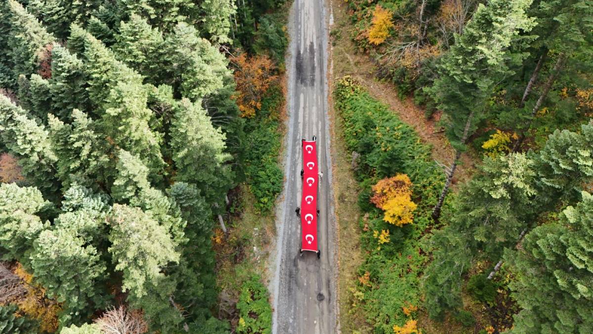 Samsun'da 29 Ekim'de 19 metrelik Türk bayrağı açıldı