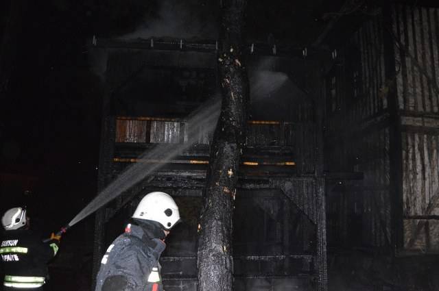 Samsun’da Atatürk’ün kaldığı tarihi konakta yangın